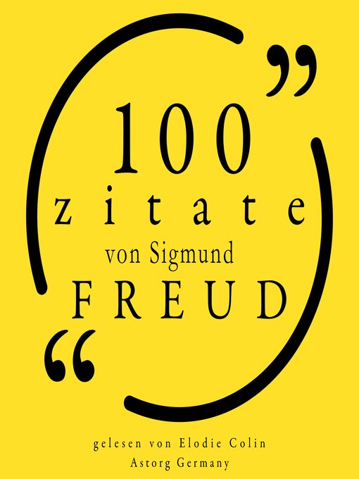Title details for 100 Zitate von Sigmund Freud by Sigmund Freud - Available